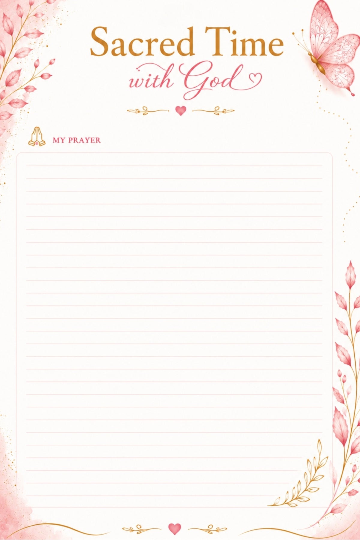 Fasting With God: 70-Day Printable Christian Prayer & Fasting Journal | Guided Prayer, Reflection & Spiritual Growth